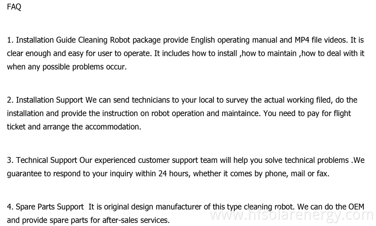 Solar Robot service Solar Robot service